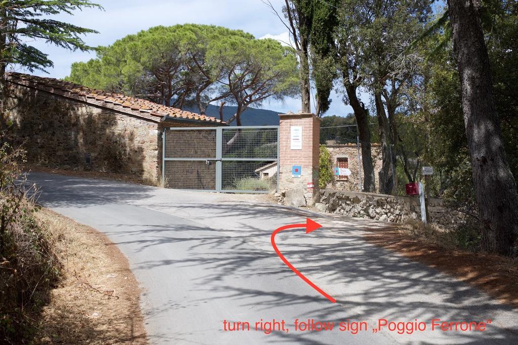 Gasthaus Poggio Ferrone Suvereto Exterior foto